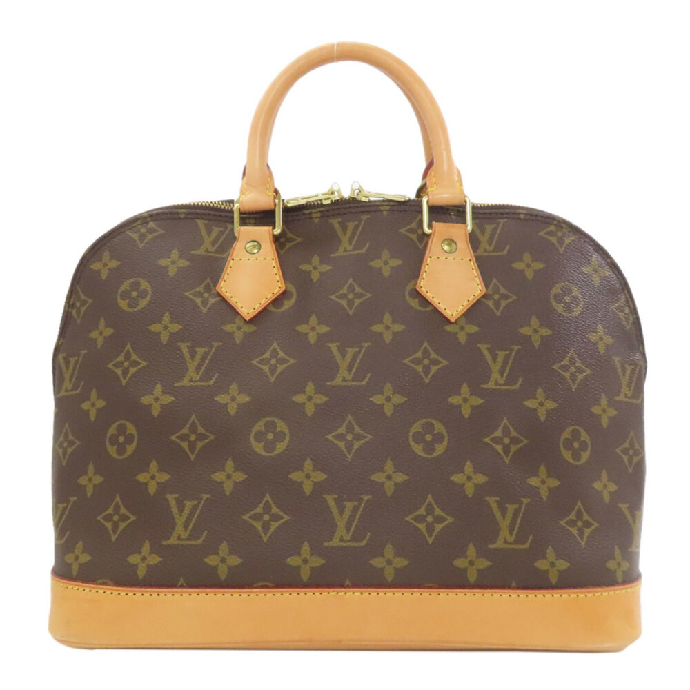 LOUIS VUITTON Authentic Brown Monogram Canvas Alma Bag